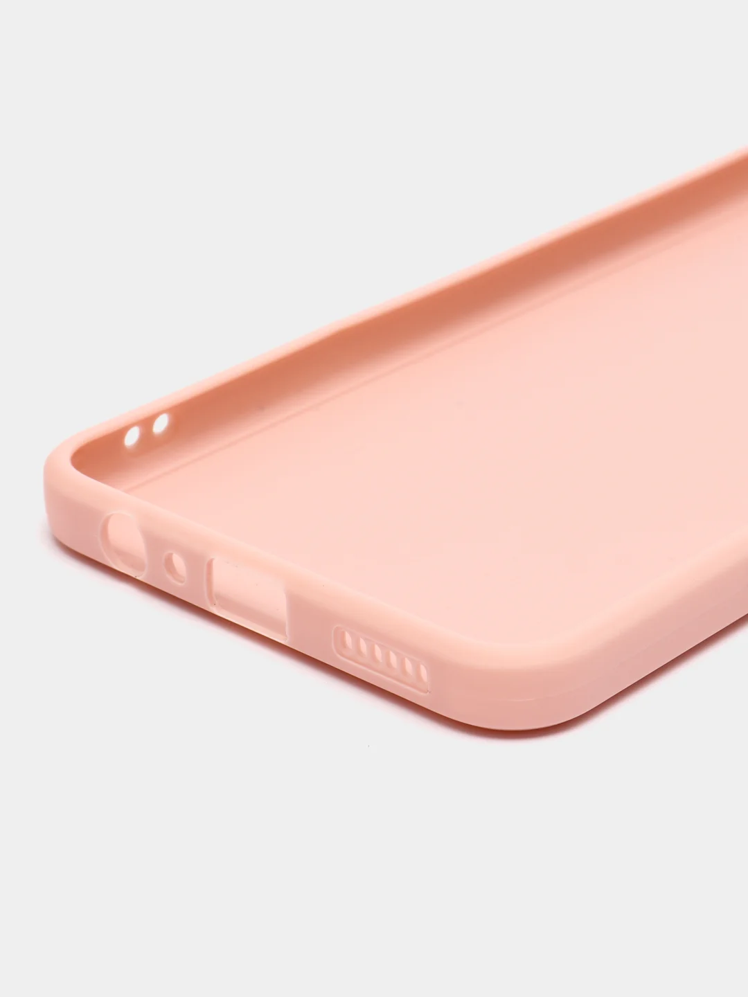 Пудровый силиконовый чехол для Vivo V21e (Виво В21Е) с защитой камеры