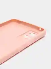 Пудровый силиконовый чехол для Vivo V21e (Виво В21Е) с защитой камеры
