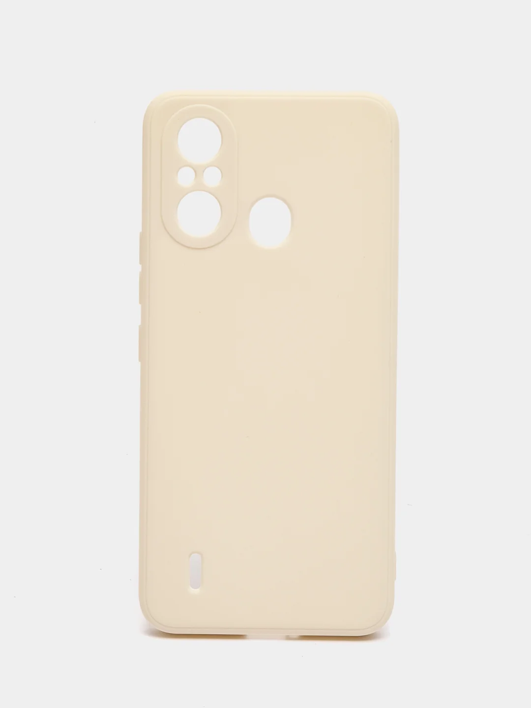 Молочный силиконовый чехол для Itel A49 (Ител А49)