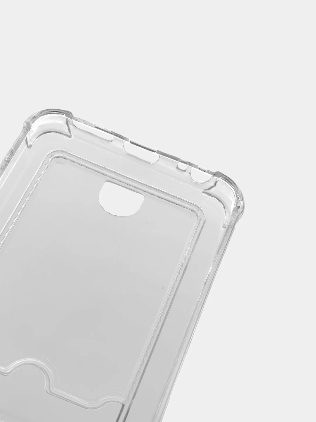 Чехол для Tecno Pova 4 Техно Пова 4, прозрачный с карманом для карты
