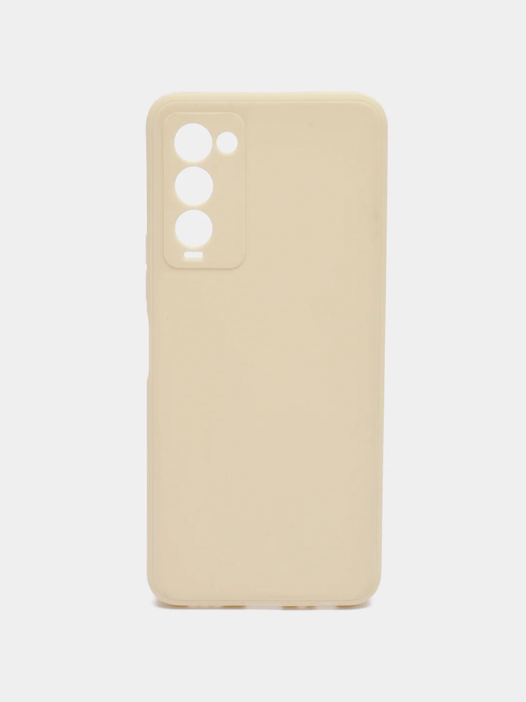 Молочный чехол силиконовый для Tecno Camon 18 / Camon 18P (Техно Камон 18 / Камон 18П)