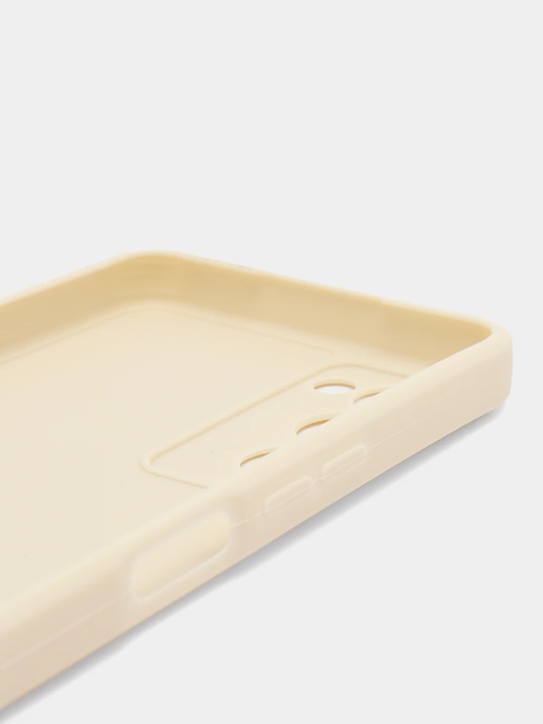 Молочный чехол силиконовый для Tecno Camon 18 / Camon 18P (Техно Камон 18 / Камон 18П)
