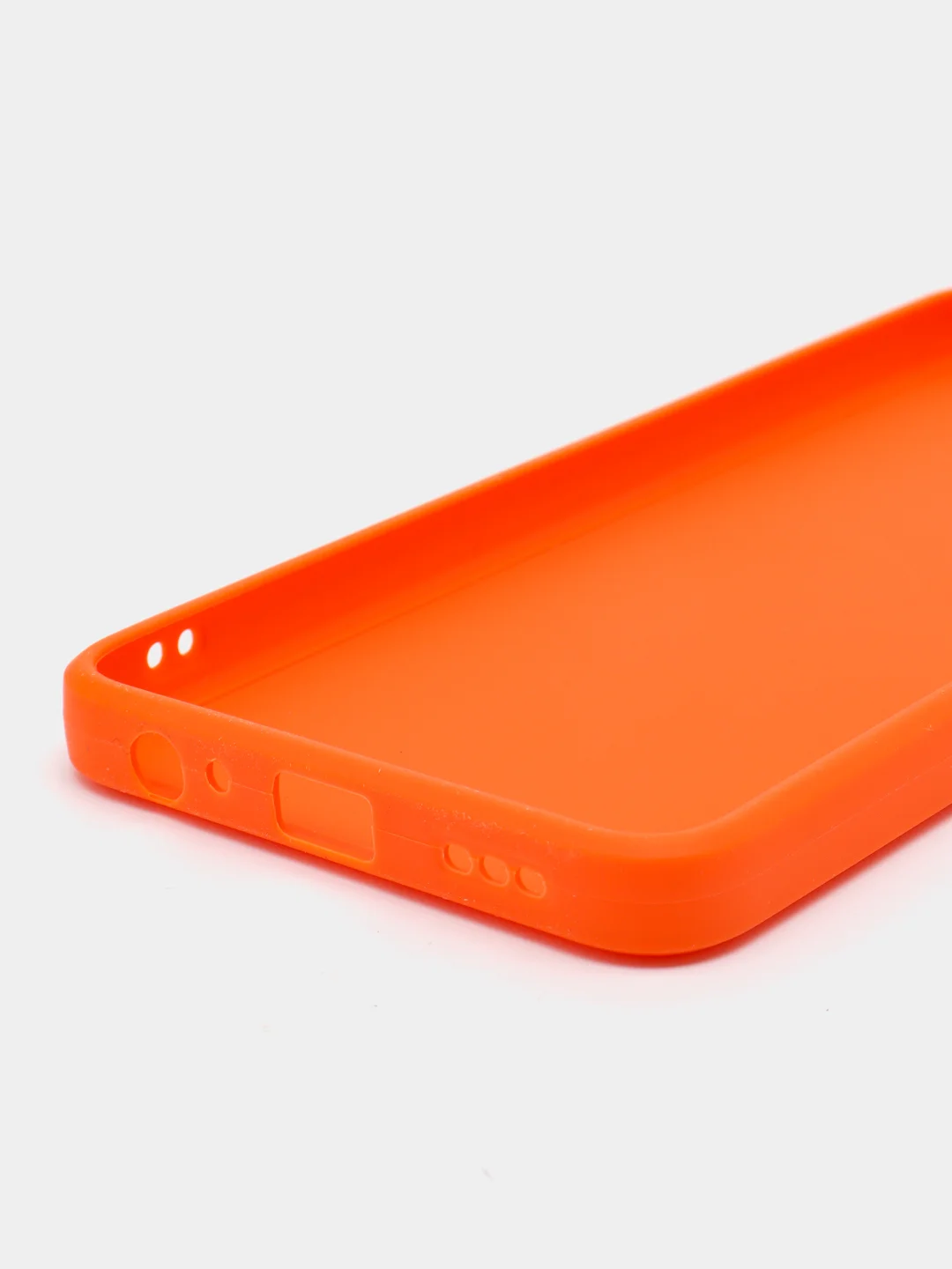 Оранжевый чехол силиконовый для Tecno Camon 18 / Camon 18P (Техно Камон 18 / Камон 18П)