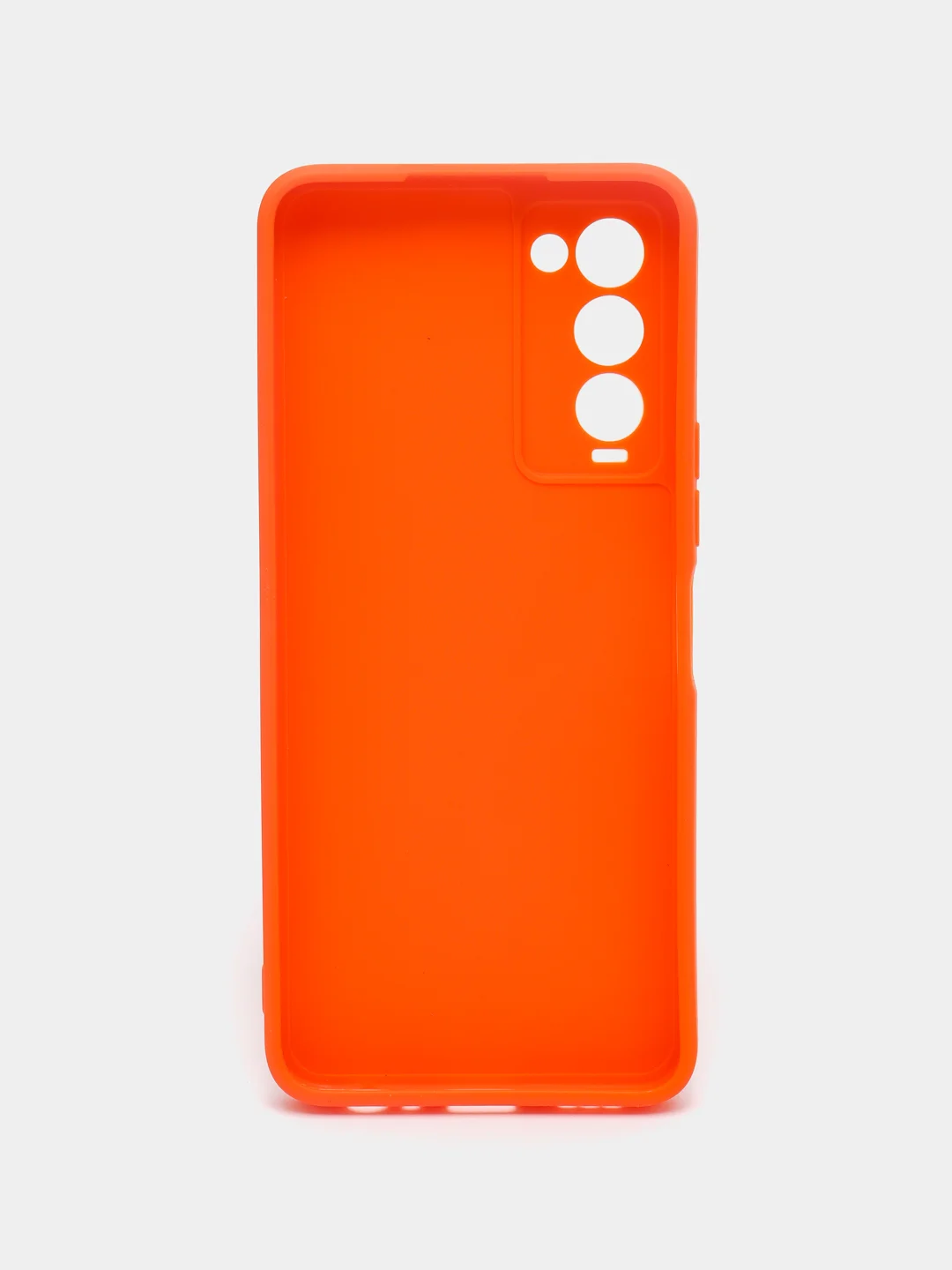 Оранжевый чехол силиконовый для Tecno Camon 18 / Camon 18P (Техно Камон 18 / Камон 18П)