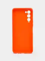 Оранжевый чехол силиконовый для Tecno Camon 18 / Camon 18P (Техно Камон 18 / Камон 18П)