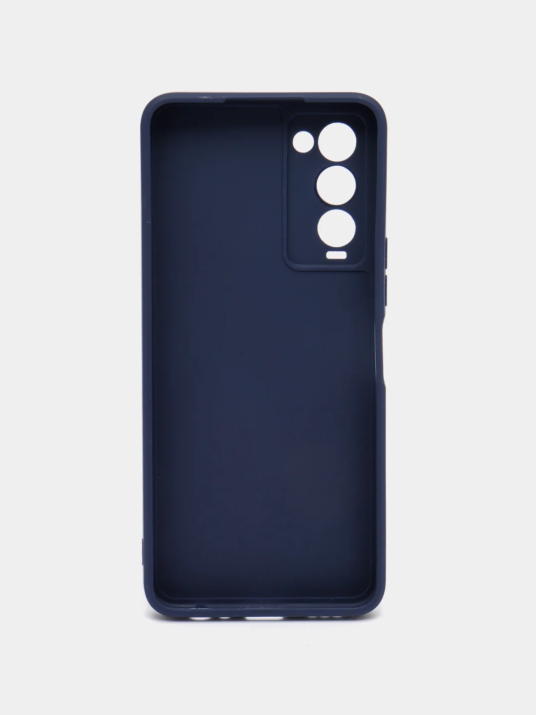 Синий чехол силиконовый для Tecno Camon 18 / Camon 18P (Техно Камон 18 / Камон 18П)