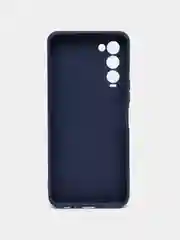 Синий чехол силиконовый для Tecno Camon 18 / Camon 18P (Техно Камон 18 / Камон 18П)