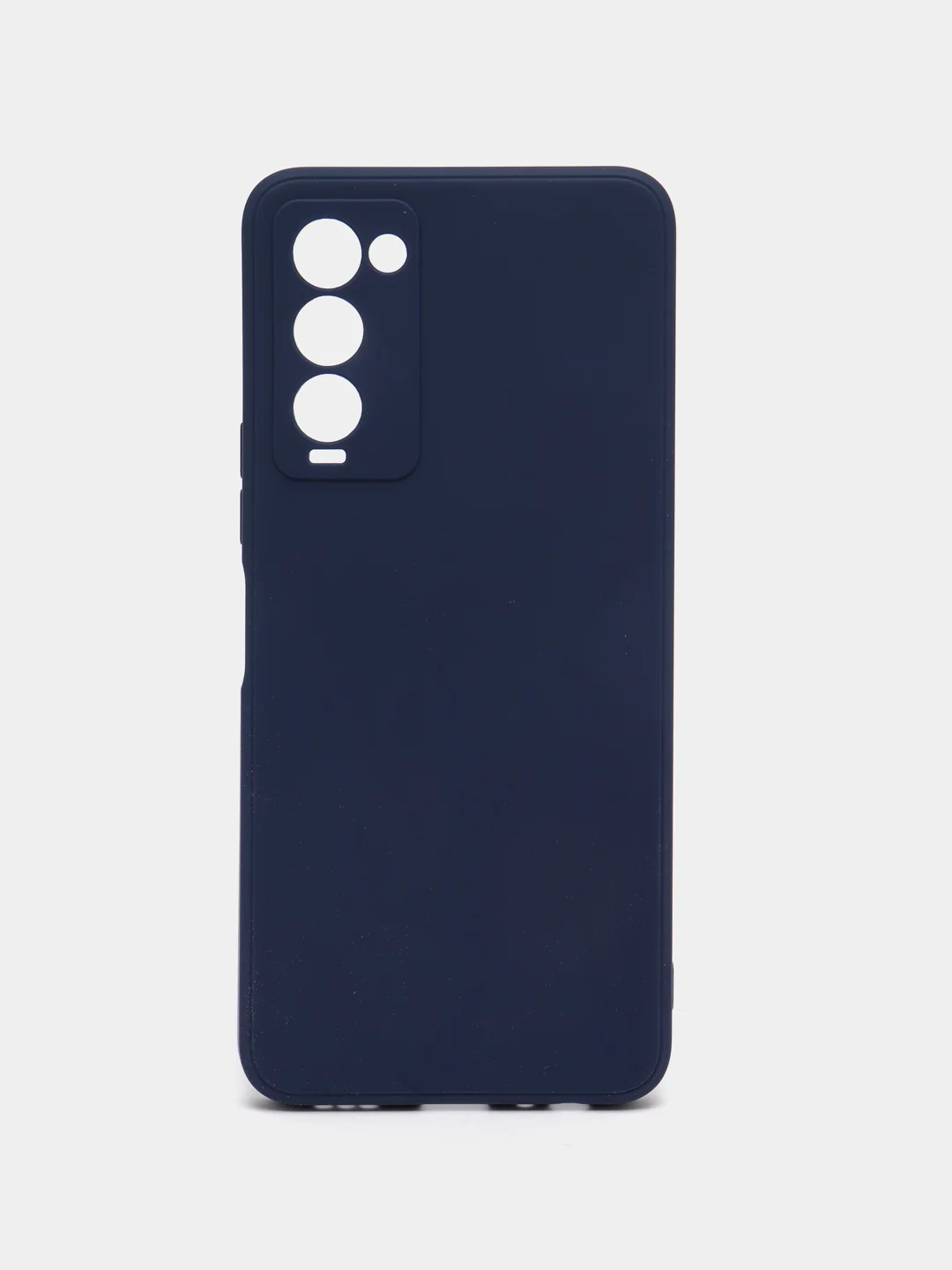 Синий чехол силиконовый для Tecno Camon 18 / Camon 18P (Техно Камон 18 / Камон 18П)