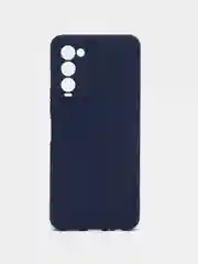 Синий чехол силиконовый для Tecno Camon 18 / Camon 18P (Техно Камон 18 / Камон 18П)