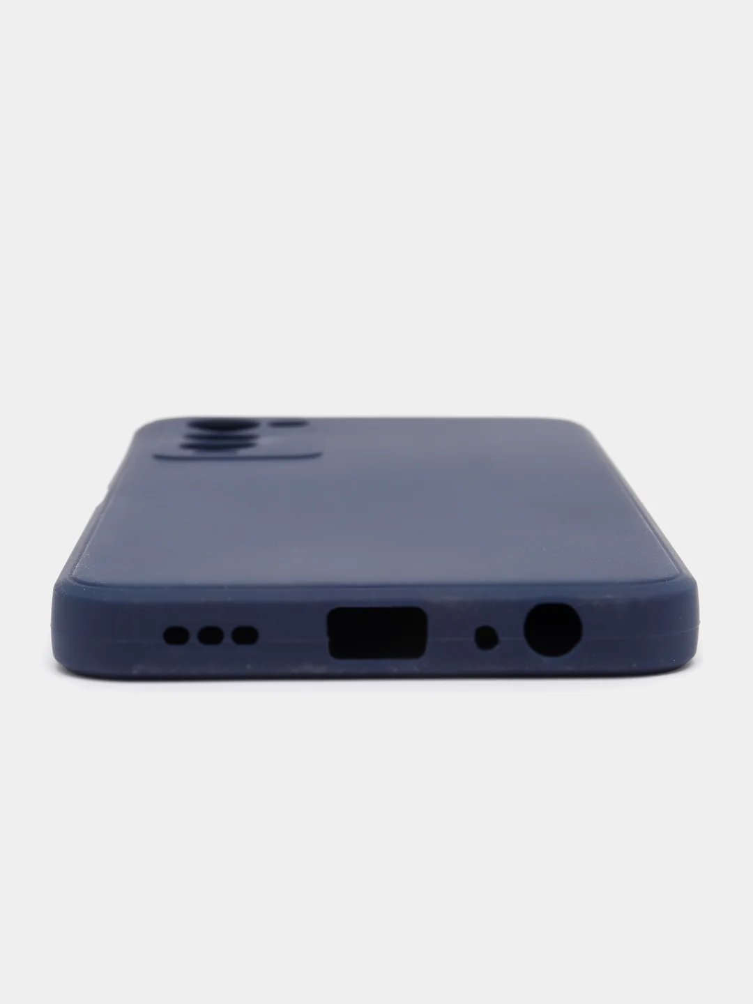 Синий чехол силиконовый для Tecno Camon 18 / Camon 18P (Техно Камон 18 / Камон 18П)