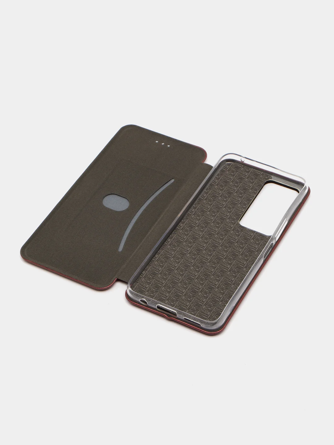 Багровый чехол-книжка Tecno Camon 18 Premier (Техно Камон 18 Премьер)