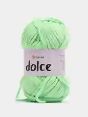 Салатовый пряжа плюшевая YarnArt Dolce (ЯрнАрт Дольче)