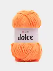Пастельно-коралловый пряжа плюшевая YarnArt Dolce (ЯрнАрт Дольче)
