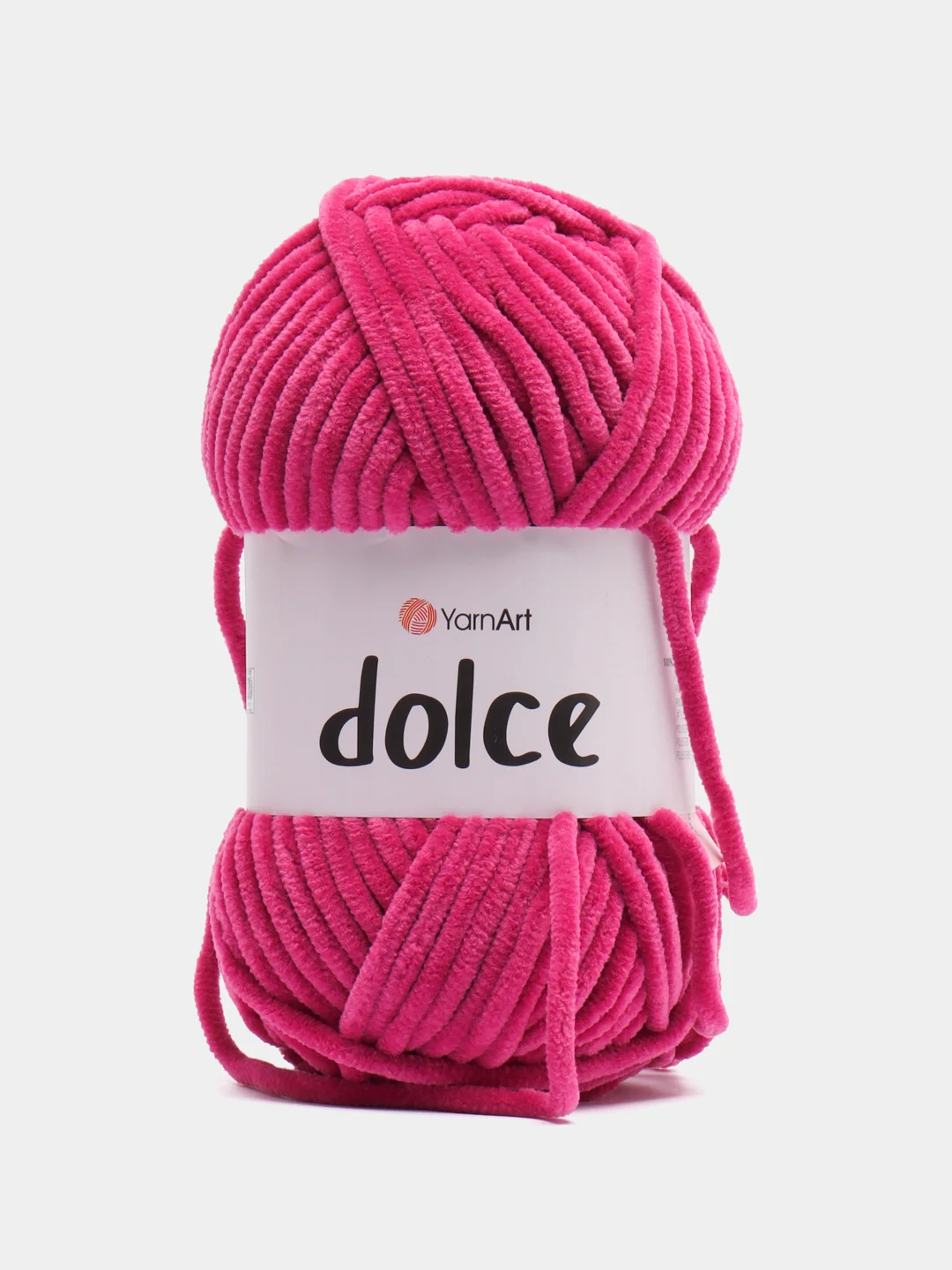 Фуксия пряжа плюшевая YarnArt Dolce (ЯрнАрт Дольче)
