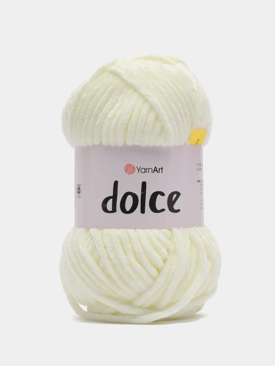 Светло-бежевый пряжа плюшевая YarnArt Dolce (ЯрнАрт Дольче)
