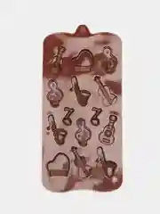 Силиконовая форма для шоколада, мармелада, мастики и льда "Музыкальные инструменты"