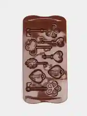 Силиконовые форма "Ключики", для леденцов, шоколада, печенья и льда
