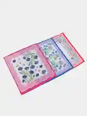 Вишнёвый платок носовой женский, хлопок, 3 штуки