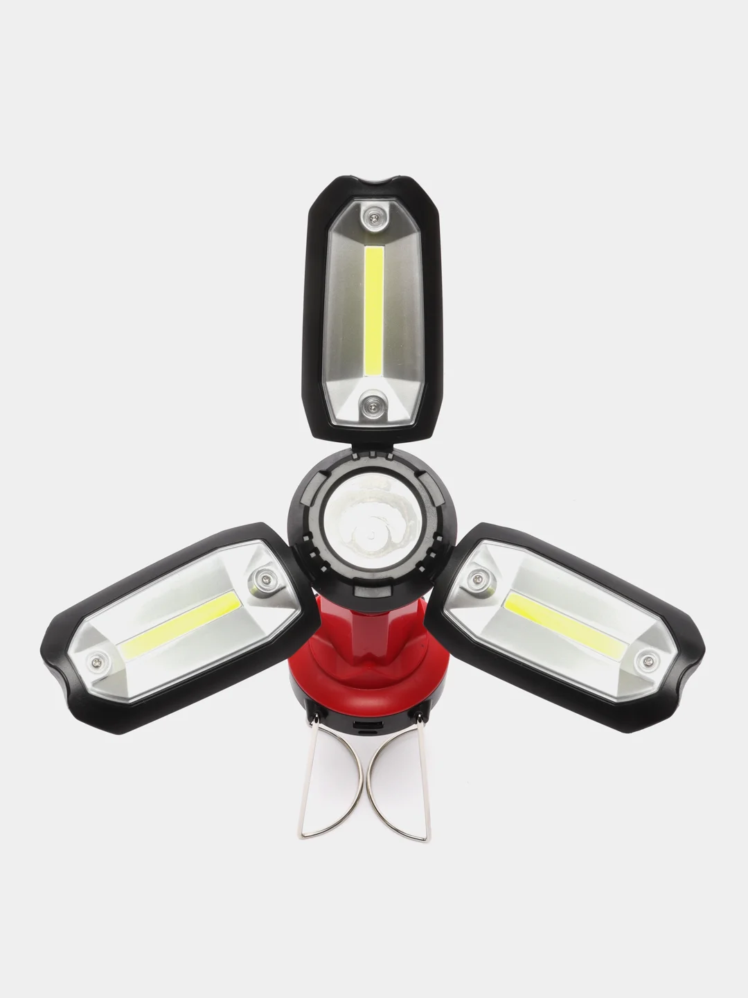Фонарь-светильник "Чингисхан", 1 LED, 3 COB, 800мАч, USB, 6 режимов, 15 х 8,5 х 8,5 см