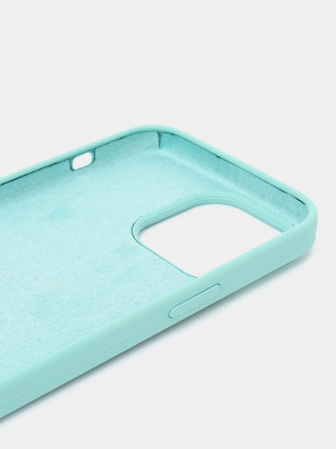 Бирюзовый чехол Silicone Case для iPhone 14, 14 Pro, 14 Plus, 14 Pro Max, с закрытым низом