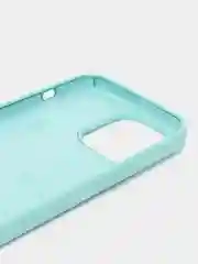 Бирюзовый чехол Silicone Case для iPhone 14, 14 Pro, 14 Plus, 14 Pro Max, с закрытым низом