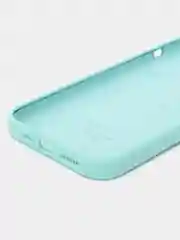 Бирюзовый чехол Silicone Case для iPhone 14, 14 Pro, 14 Plus, 14 Pro Max, с закрытым низом