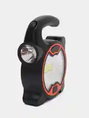 Фонарь рабочий ЧИНГИСХАН, 2 режима: 1 Led, 1 COB, 5 Вт, 3 x AA