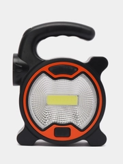 Фонарь рабочий ЧИНГИСХАН, 2 режима: 1 Led, 1 COB, 5 Вт, 3 x AA