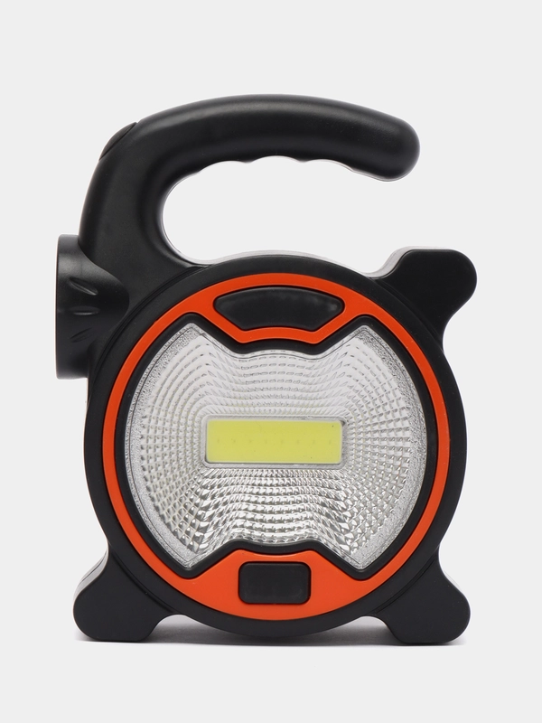 Фонарь рабочий ЧИНГИСХАН, 2 режима: 1 Led, 1 COB, 5 Вт, 3 x AA