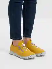 Желтый кроссовки женские Rieker