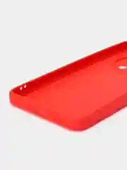 Красный силиконовый чехол для Honor X9 (Хонор Х9), прозрачный