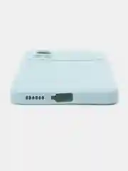 Светло-синий чехол Xiaomi Poco X4 Pro (Сяоми Поко Х4 Про), прозрачный