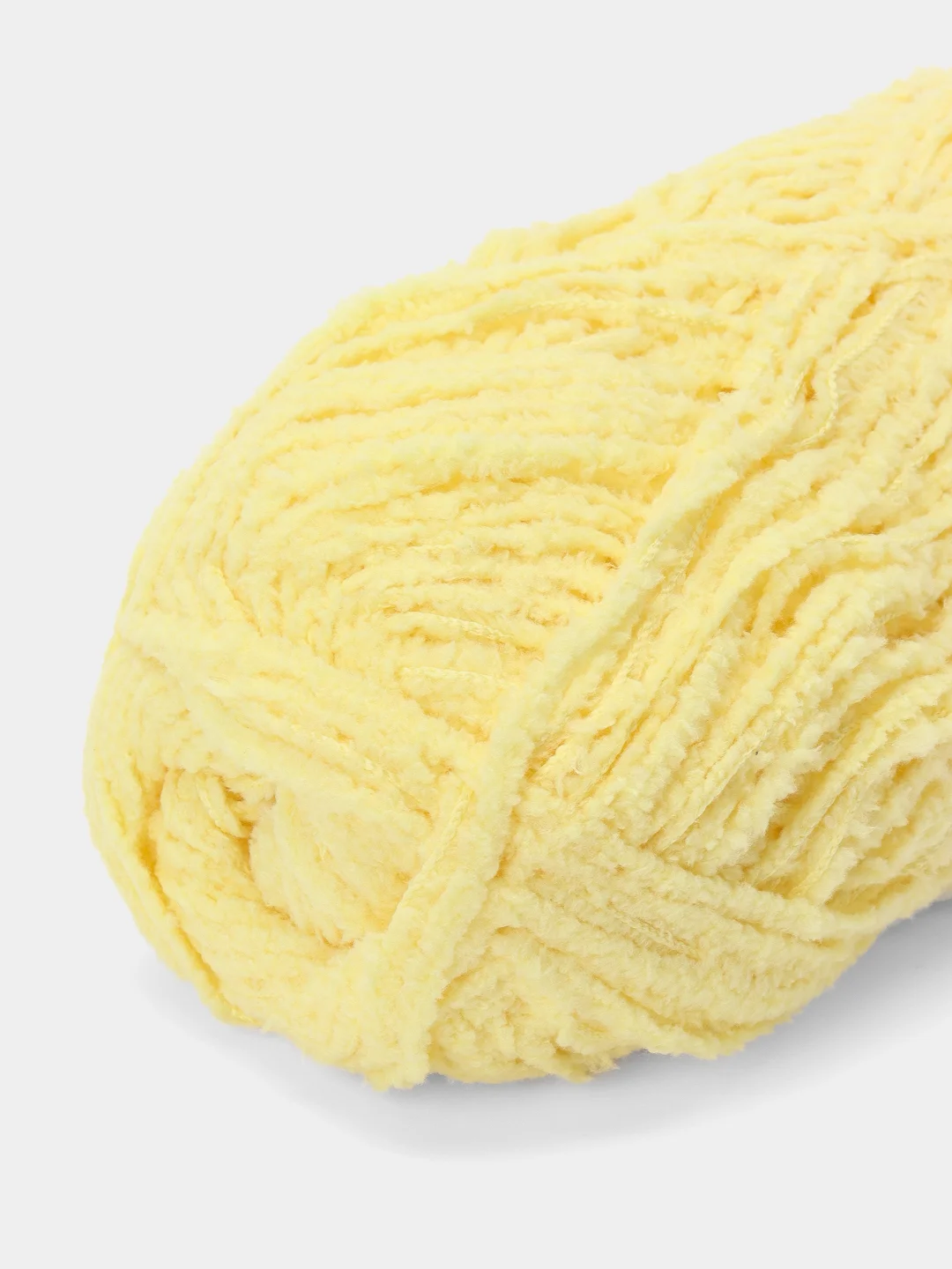 Лимонный пряжа плюшевая Himalaya "Baby Soft", 100% полиэстер, 115 м, 50 г