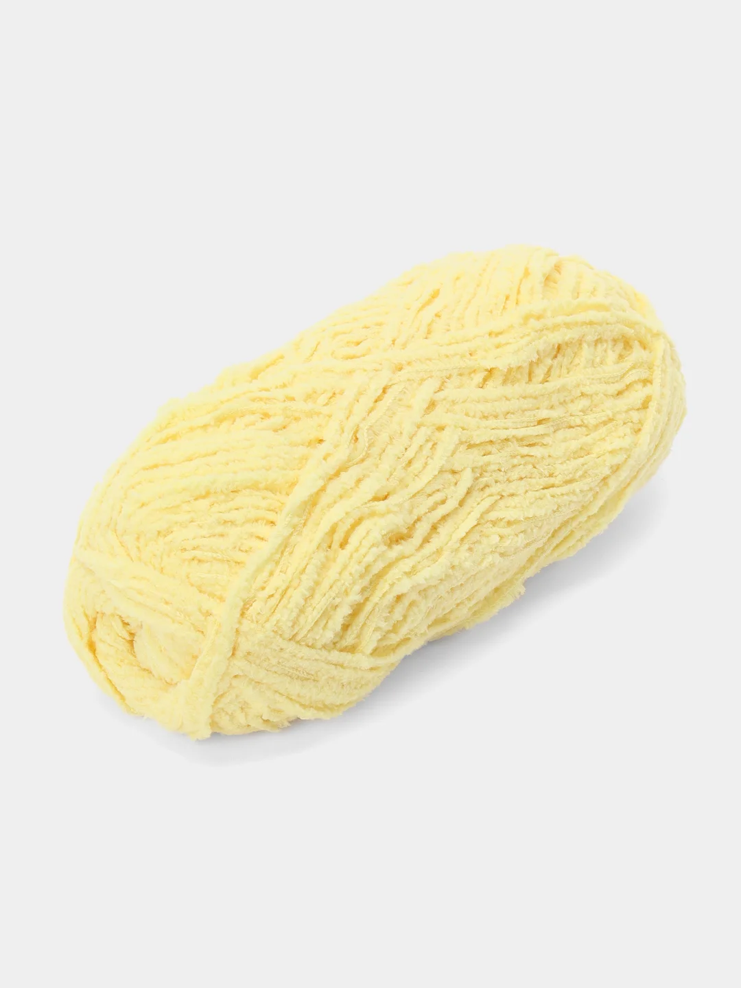 Лимонный пряжа плюшевая Himalaya "Baby Soft", 100% полиэстер, 115 м, 50 г