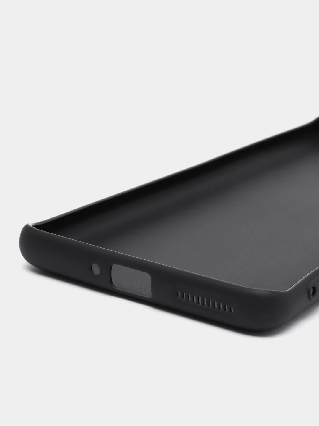 Чехол силиконовый для Xiaomi 12S Pro / Xiaomi 12 Pro, черный, матовый, с защитой камеры