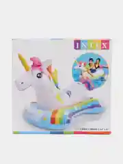 Надувной плот "Единорог" с ручками, INTEX