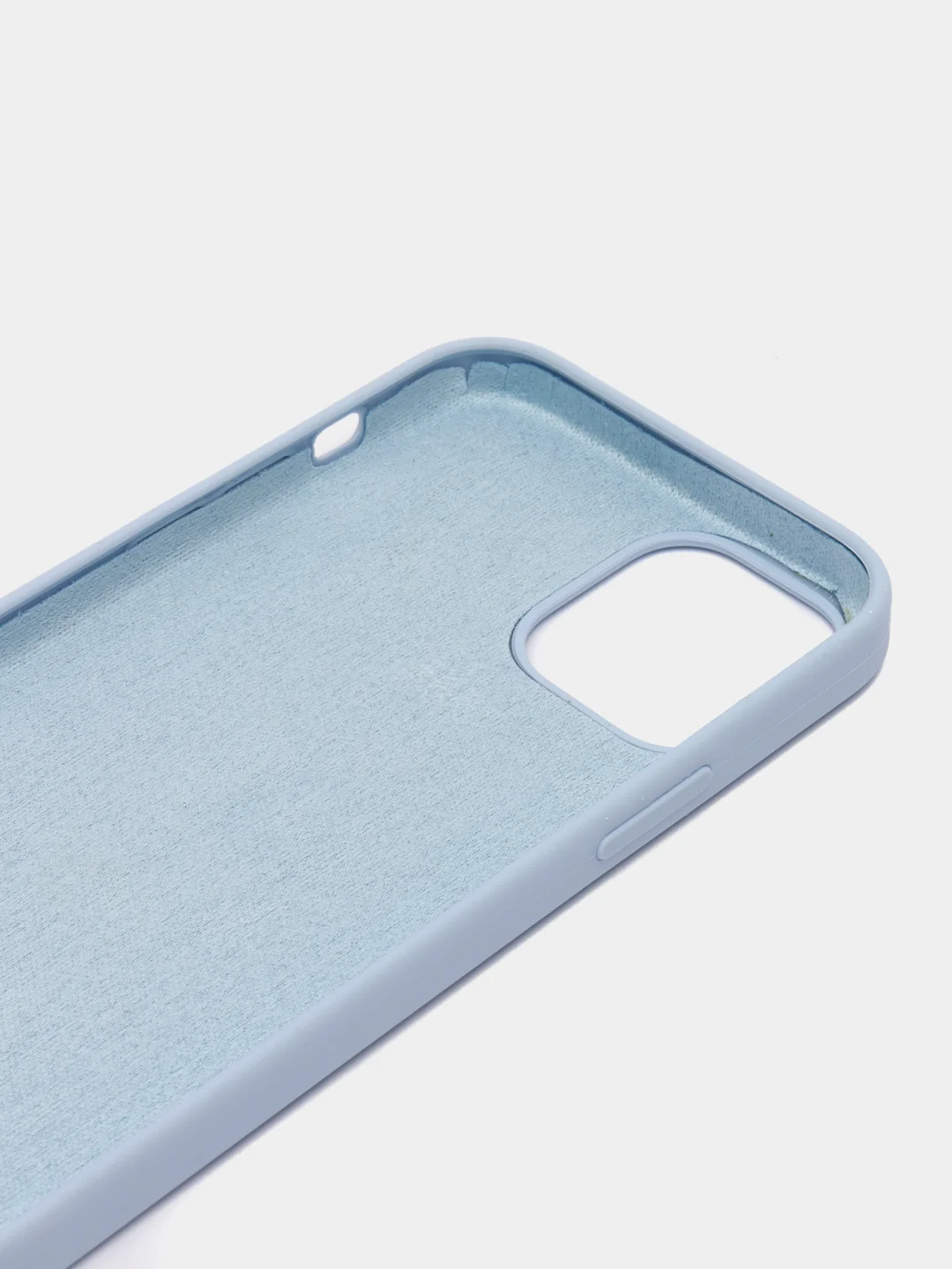 Небесно-голубой чехол силиконовый Silicone Case на Айфон(IPhone) 11, 12, 13, 14, Mini, Plus, Pro, Pro Max