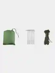 Зеленый тент туристический, шатер, тент от дождя
