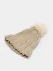 Шапка вязаная с помпоном, для девочки