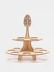 Подставка для пасхальных яиц, 2-х ярусная, 12 ячеек