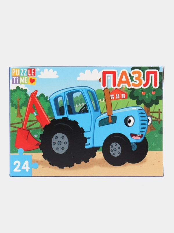 Пазл "Синий трактор", 24 элемента