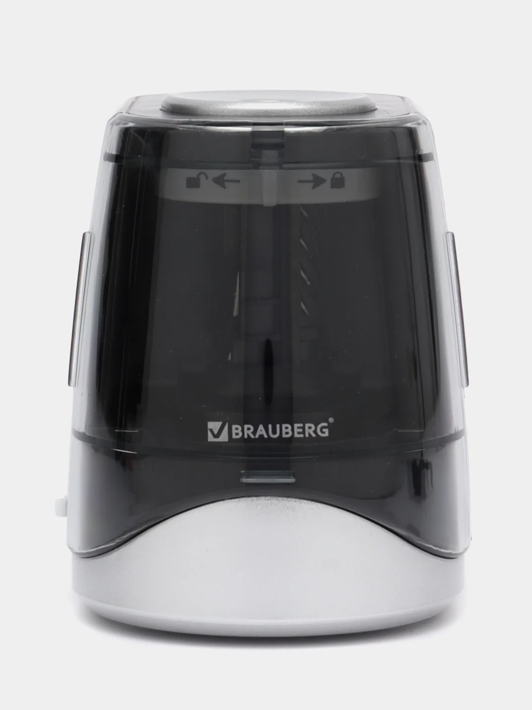 Точилка электрическая Brauberg для карандашей, с контейнером для стружки