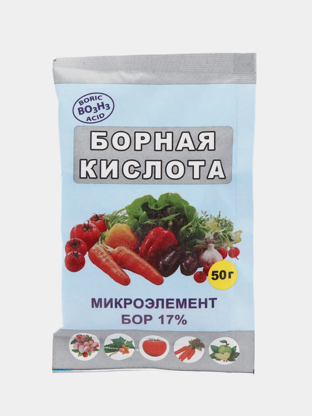 Голубой борная кислота, 50 г