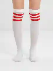 Аметистовый гольфы в полоску, цветные  80D