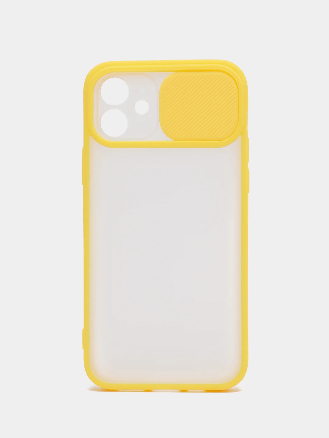 Желтый чехол с защитой для камеры на iPhone (Айфон) 6 Plus, 7, XS, 11 Pro Max, 12 mini, 13 Pro
