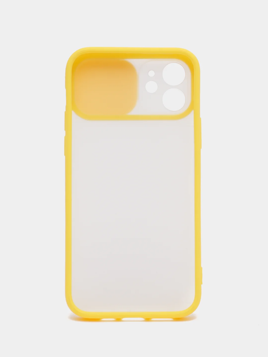 Желтый чехол с защитой для камеры на iPhone (Айфон) 6 Plus, 7, XS, 11 Pro Max, 12 mini, 13 Pro