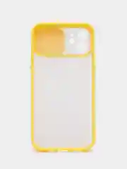 Желтый чехол с защитой для камеры на iPhone (Айфон) 6 Plus, 7, XS, 11 Pro Max, 12 mini, 13 Pro
