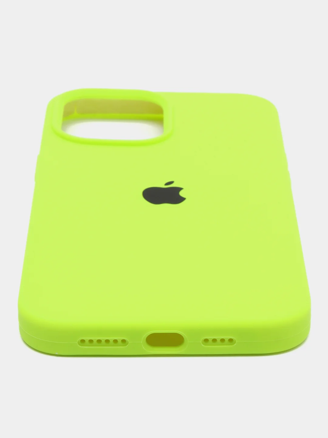 Салатовый чехол силиконовый для iPhone 13, 13 Pro, 13 Pro Max, с закрытым низом