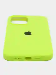 Салатовый чехол силиконовый для iPhone 13, 13 Pro, 13 Pro Max, с закрытым низом