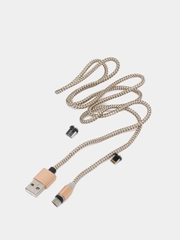 Магнитная зарядка для iPhone, кабель micro type, lightning-c, 1 м